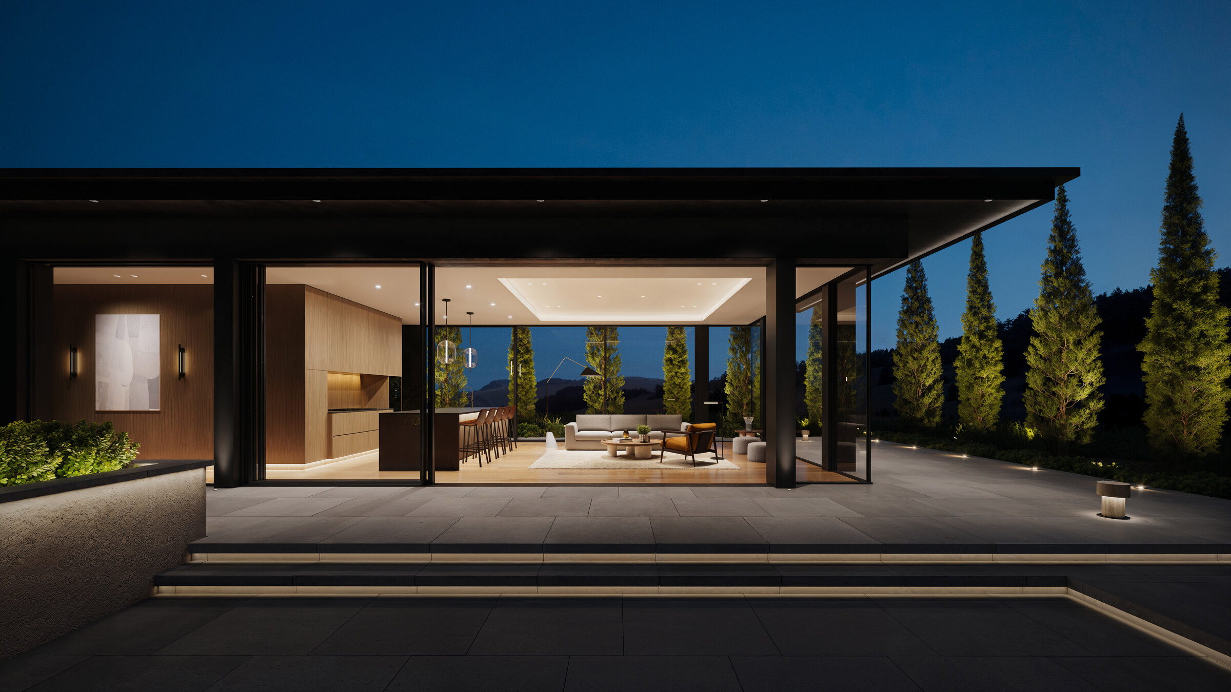 3D rendering of Visual Comfort Modern House Lighting Render